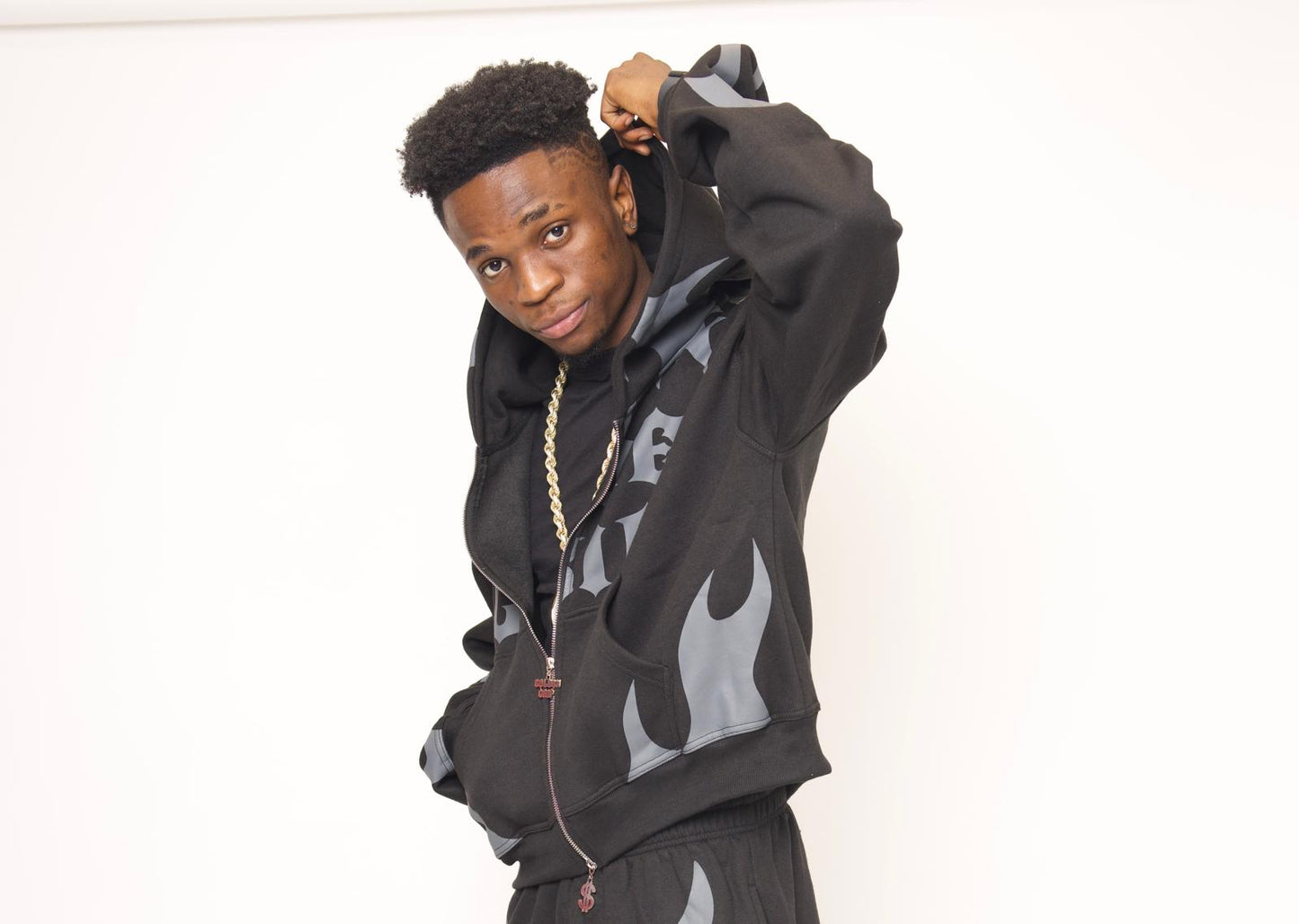 Golden Grip black zip up