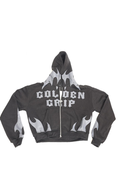 Golden Grip black zip up