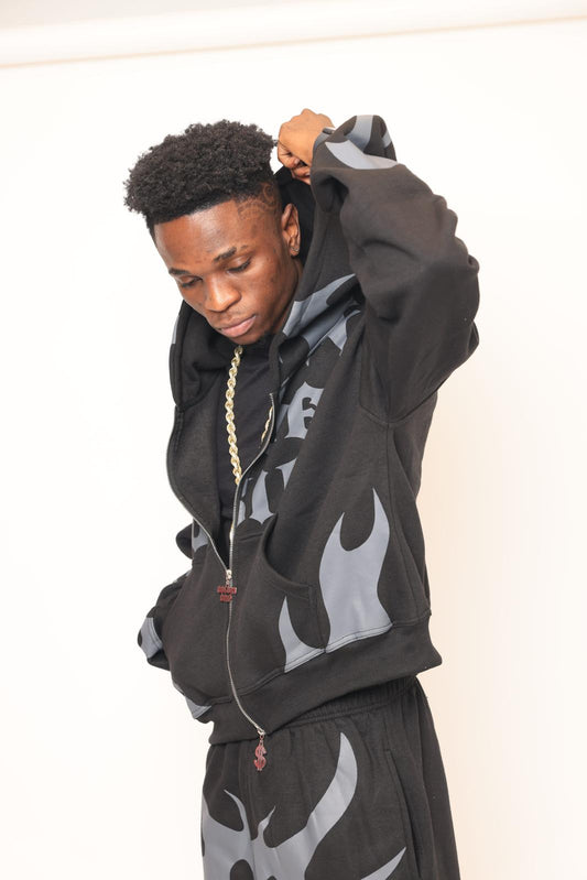 Golden Grip black zip up