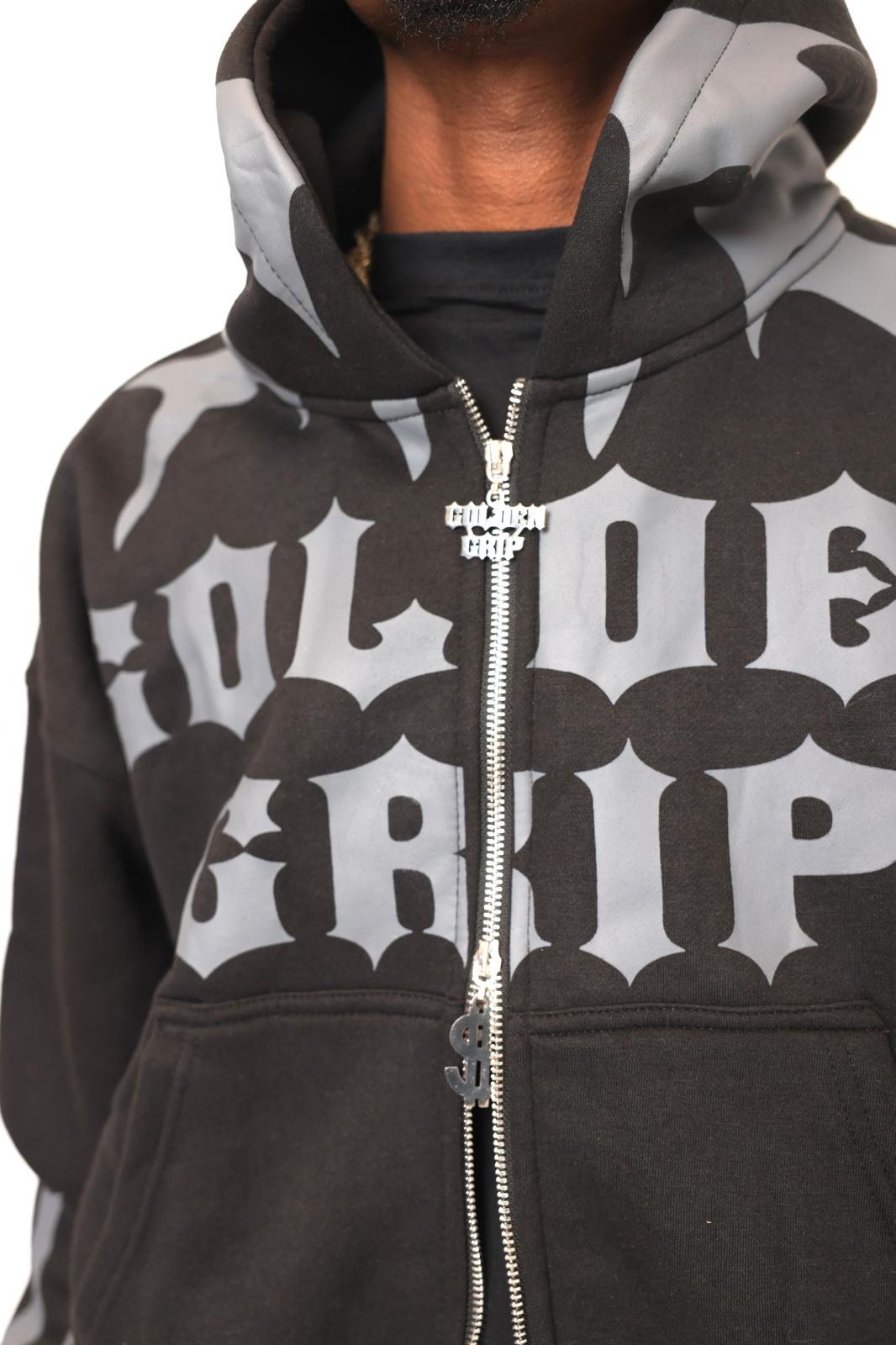 Golden Grip black zip up